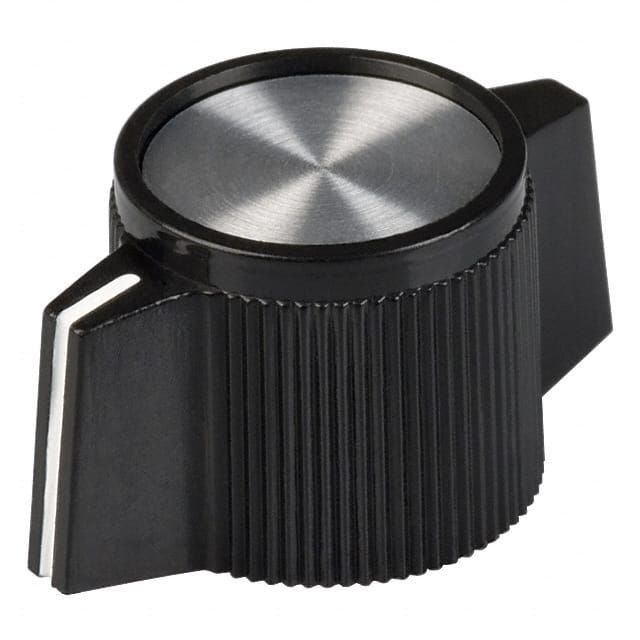 8565 KNOB KNURLED 0.250" PLASTIC