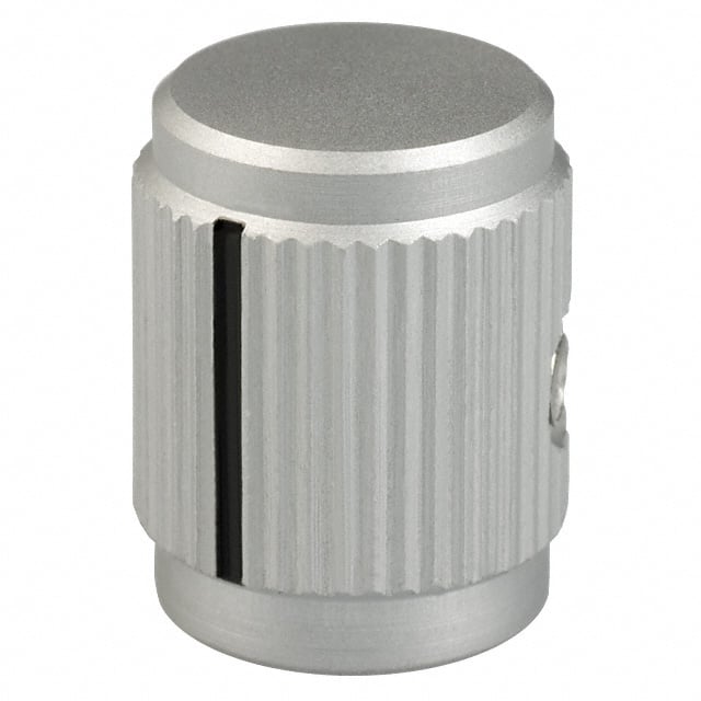 DD-50-3-6 KNOB KNURLED 0.125" METAL