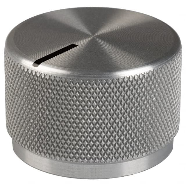 OEJL-90-3-6 KNOB KNURLED 0.125" METAL