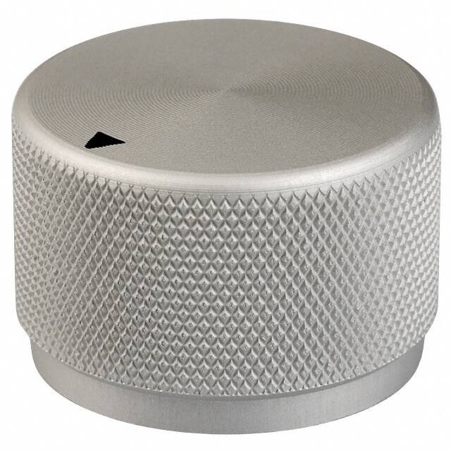 OEJA-90-3-7 KNOB KNURLED 0.236" METAL