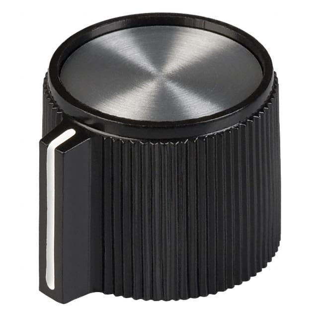 8569 KNOB KNURLED 0.250" PLASTIC