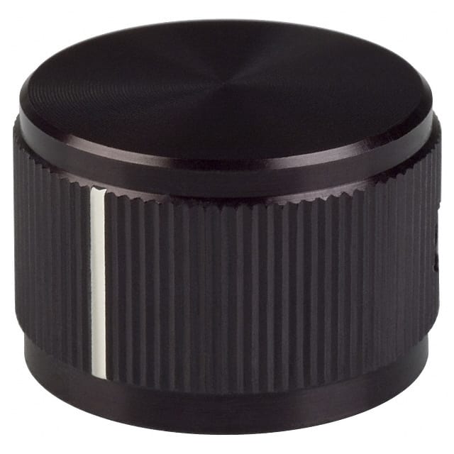 DD-90-2-5 KNOB KNURLED 0.250" METAL
