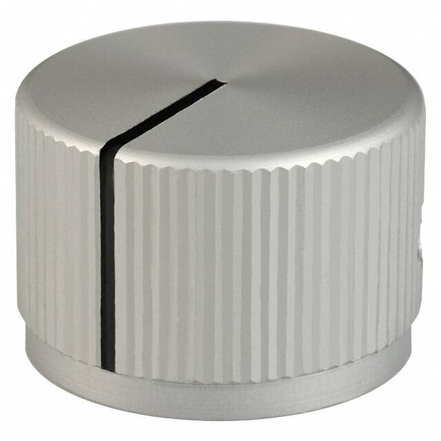 JD-90-1-5 KNOB KNURLED 0.250" METAL
