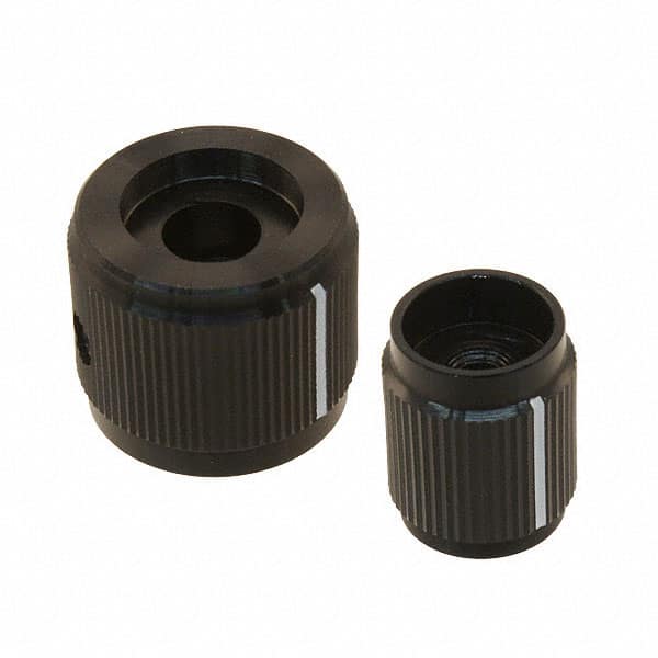 KN5700B1/4 KNOB KNURLED 0.250" METAL