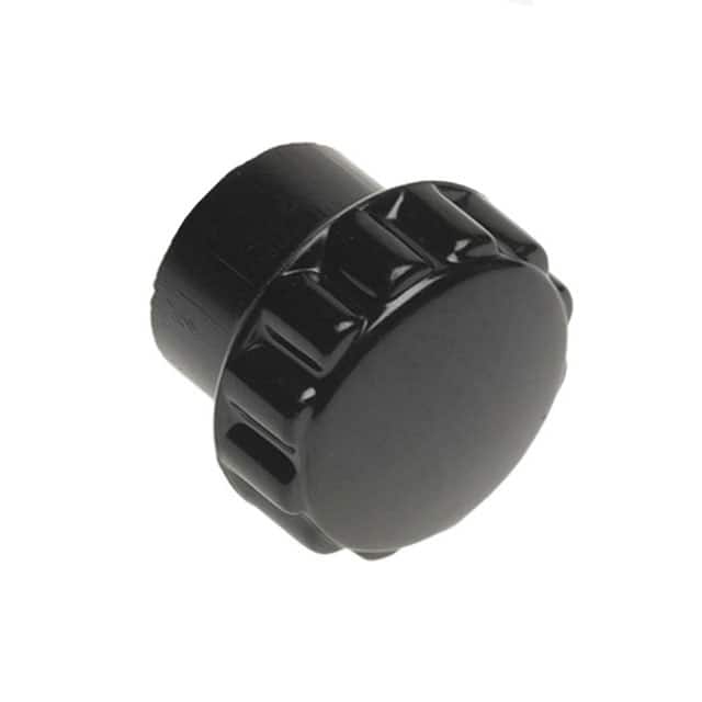 2965FH KNOB FLUTED #10-32 PLASTIC