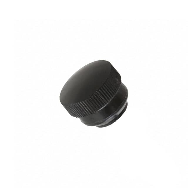 2715BK KNOB KNURLED THERMOPLASTIC