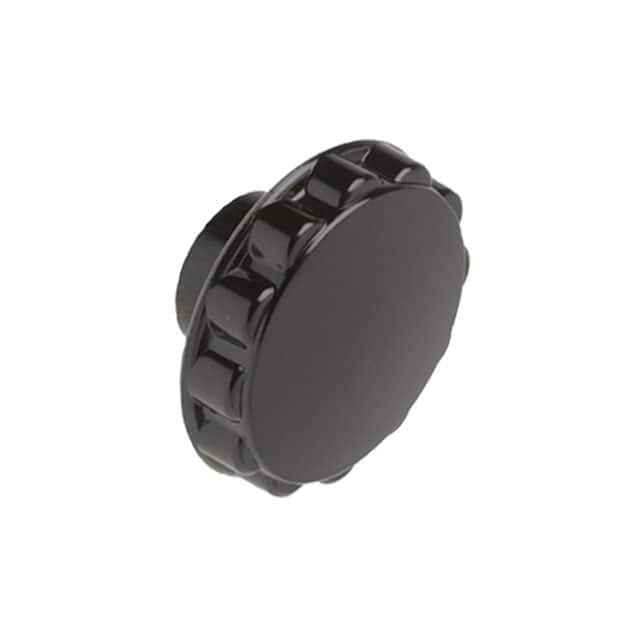 3009-K KNOB FLUTED 1/4"-20 PLASTIC
