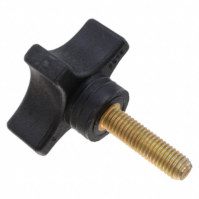 2825BW KNOB 4 ARM THERMOPLASTIC