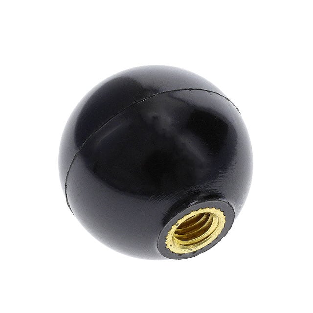 0035-X KNOB SMOOTH 3/8"-16 PHENOLIC