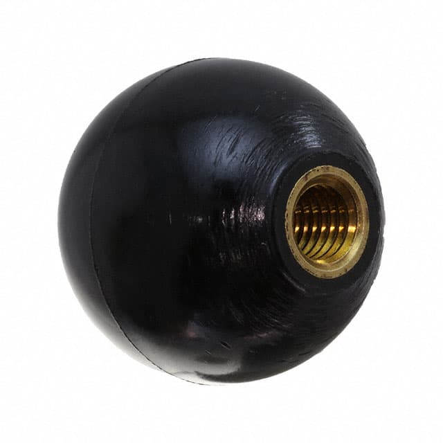 0035HY KNOB SMOOTH PHENOLIC BLACK