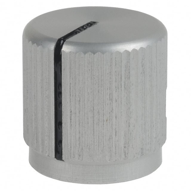 JD-63-1-5 KNOB KNURLED 0.250" METAL