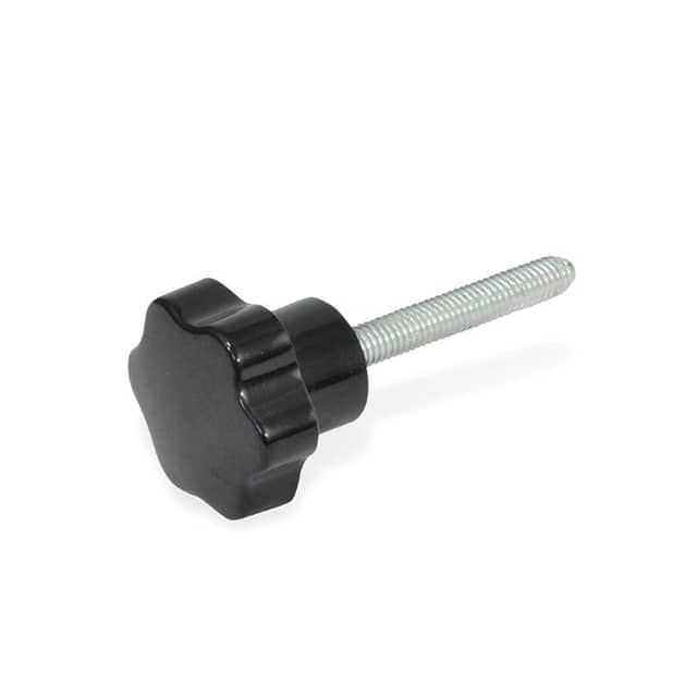 6112110 PLASTIC 6-LOBED KNOB, STUD