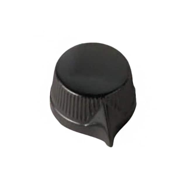 1400-W KNOB KNURLED W/SKIRT 0.253" PHEN