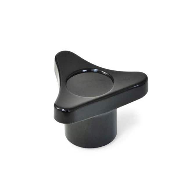 6111040 PLASTIC 3-LOBED KNOB, BRASS