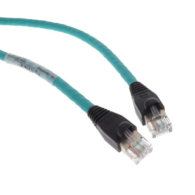 1201080559 ENET RJ45/RJ45 2PR 3M TPE TEAL