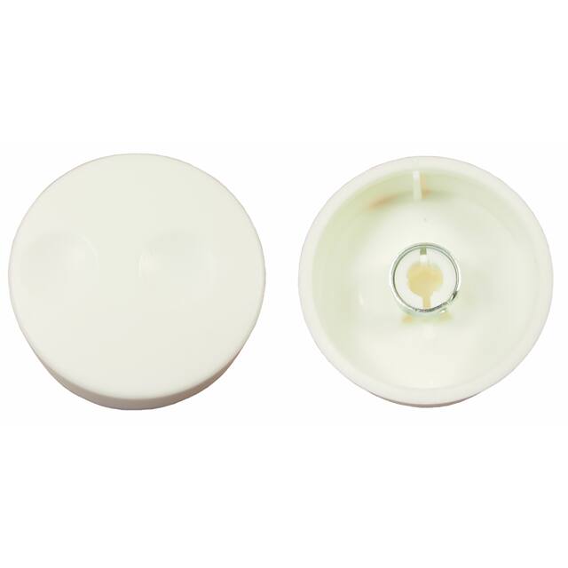 CL71670W KNOB K18 WHITE 6MM SPL