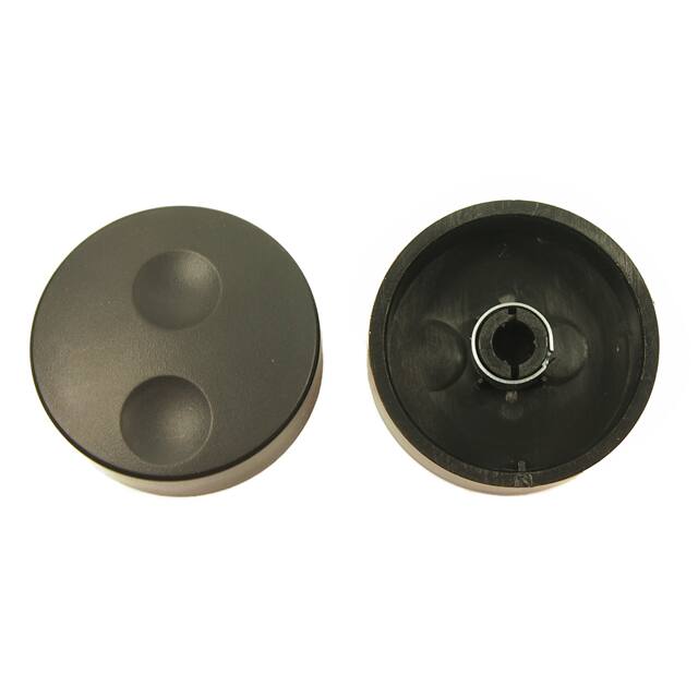 CL71670B KNOB K18 BLACK 6MM SPL