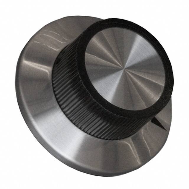 PKS90B1/4 KNOB KNURLED W/SKRT 0.250" PLAST