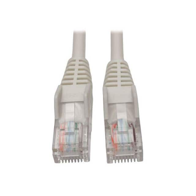 N001-005-WH CABLE MOD 8P8C PLUG TO PLUG 5'