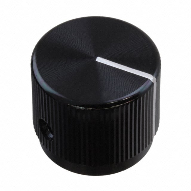 8519 KNOB KNURLED 0.250" ALUMINUM