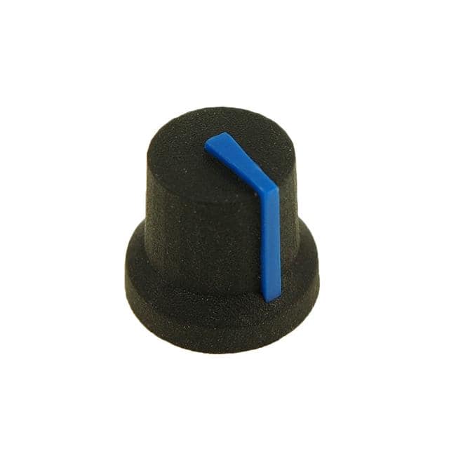 CL170851BR KNOB K87MBR BLACK 6MM D BLUE