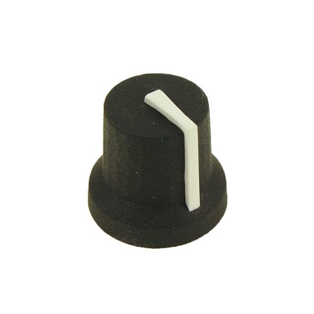 CL170841CR KNOB K87MBR BLK 6MM SPL WHITE