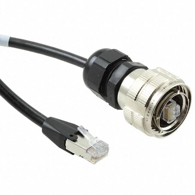 C-RJFTV5E1706PN03 CABLE MOD 8P8C PLUG-PLUG 0.98'