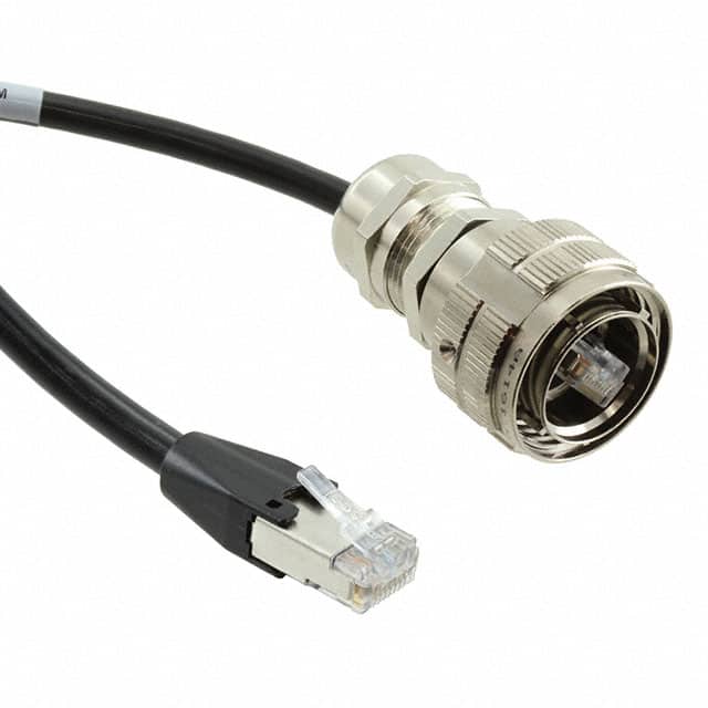 C-RJFTV5E1706MN03 CABLE MOD 8P8C PLUG-PLUG 0.98'