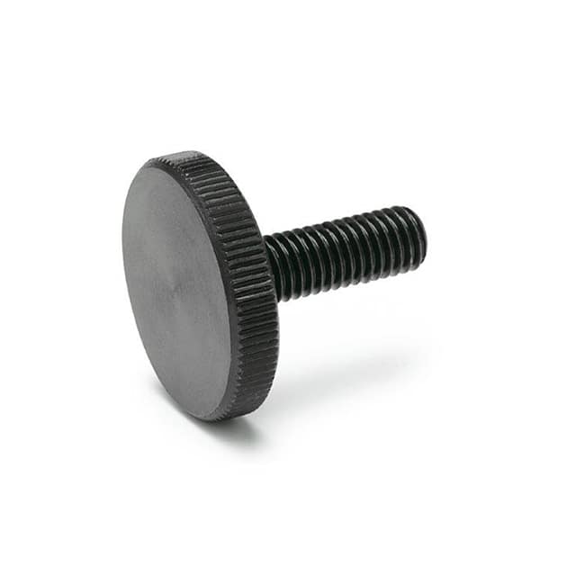 653-M3-10 STEEL FLAT KNURLED THUMB SCREW