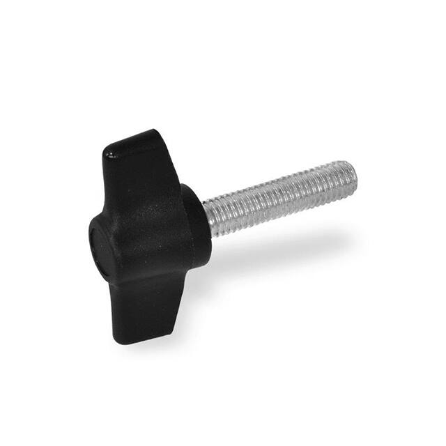 6310075 PLASTIC WING SCREW, STEEL STUD