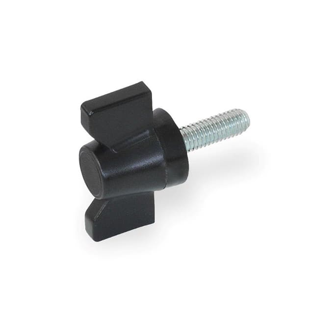 7116006 PLASTIC WING SCREW, STEEL STUD