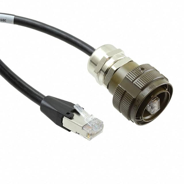 C-RJFTV5E1706MG15 CABLE MOD 8P8C PLUG-PLUG 4.92'