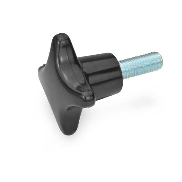 6335.4-SK-50-M10-35 PLASTIC STAR KNOB, STEEL STUD