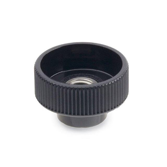 6NP01 PLASTIC KNURLED NUT, STAINLESS