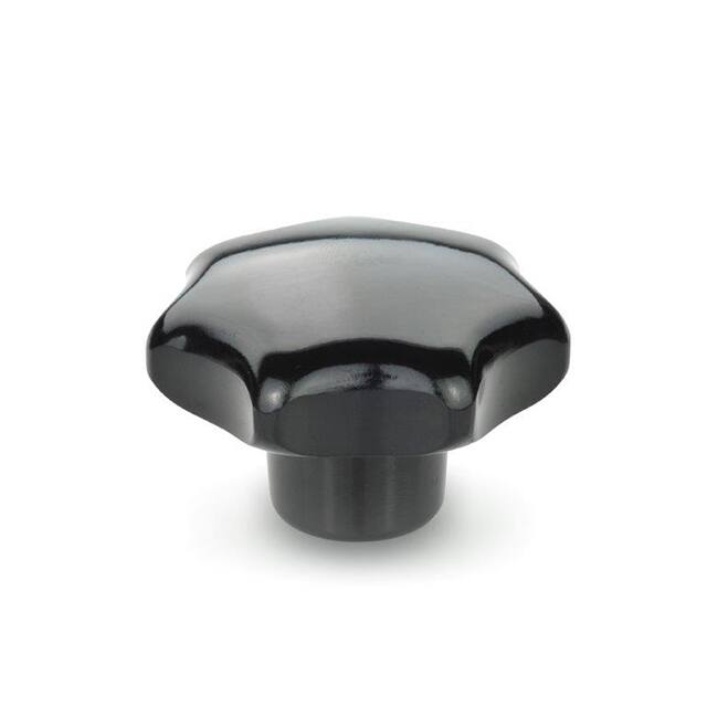 3TC86/K PLASTIC STAR KNOB 1/4-20