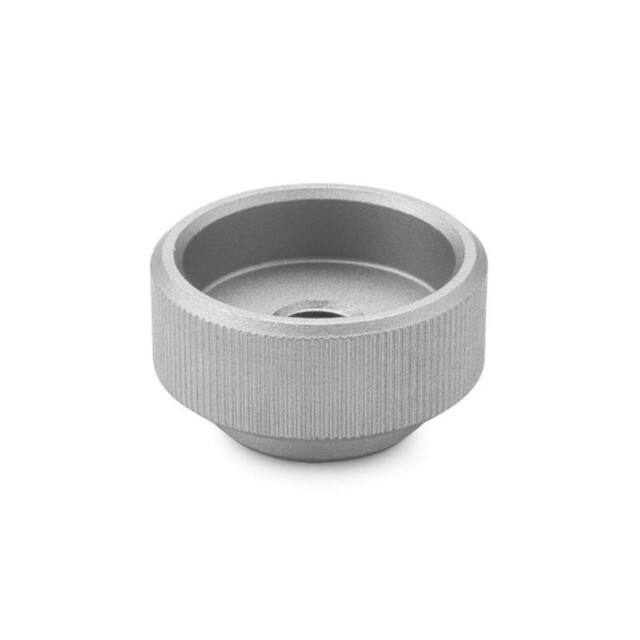 6NF46/A STAINLESS KNURL NUT TAPPED HOLE