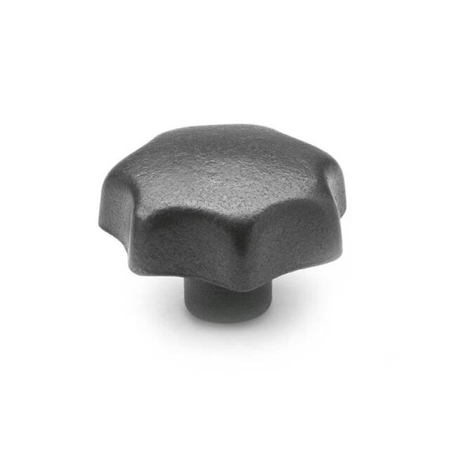 12NC80/E CAST IRON STAR KNOB M12