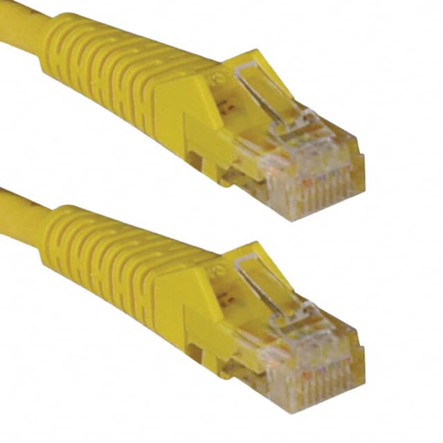 N001-001-YW CABLE MOD 8P8C PLUG TO PLUG 1'