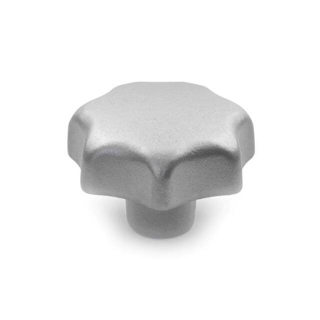 6336-NI-50-M8-E STAINLESS STEEL STAR KNOB M8
