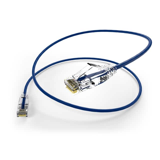 CS6-25F-BLU CABLE MOD 8P8C PLUG TO PLUG 25'