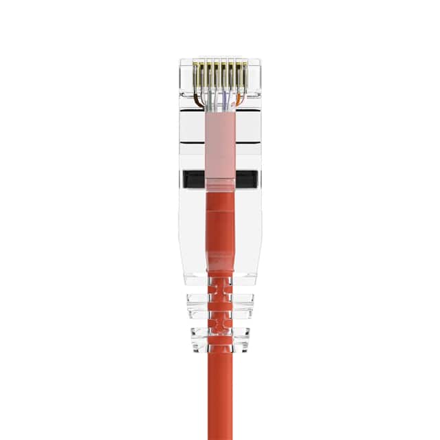CS6-15F-RED CABLE MOD 8P8C PLUG TO PLUG 15'