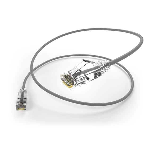 CS6-05F-GRY CABLE MOD 8P8C PLUG TO PLUG 5'