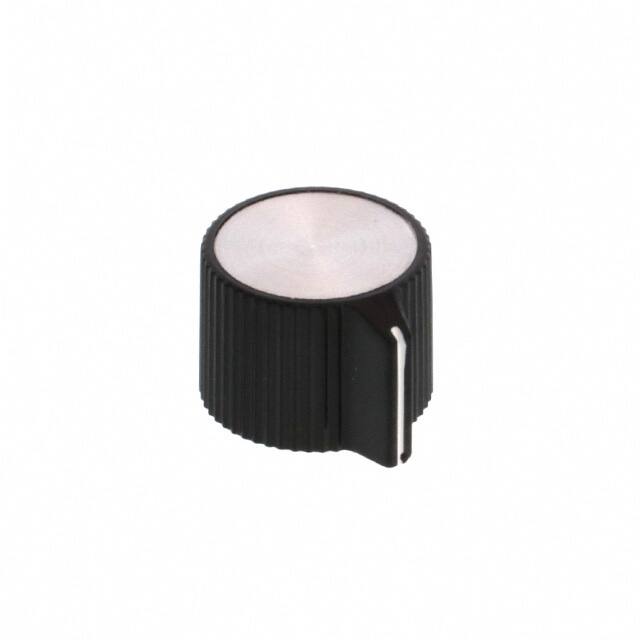 PKJ70B14 KNOB KNURLED 0.250" PLASTIC
