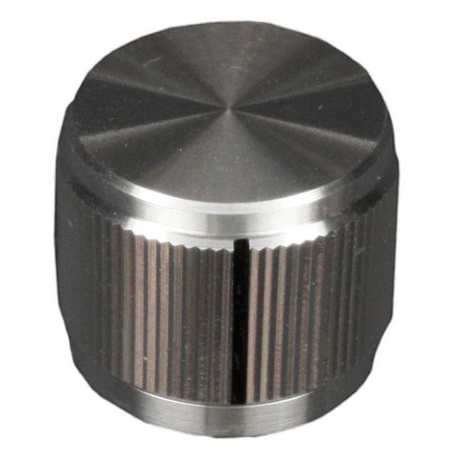 KN700A1/4 KNOB KNURLED 0.250" METAL