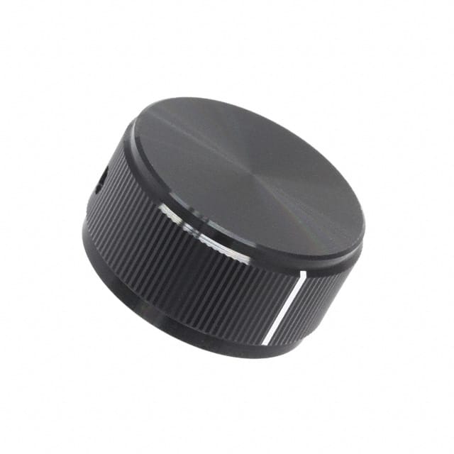 KN1250B1/4 KNOB KNURLED 0.250" METAL