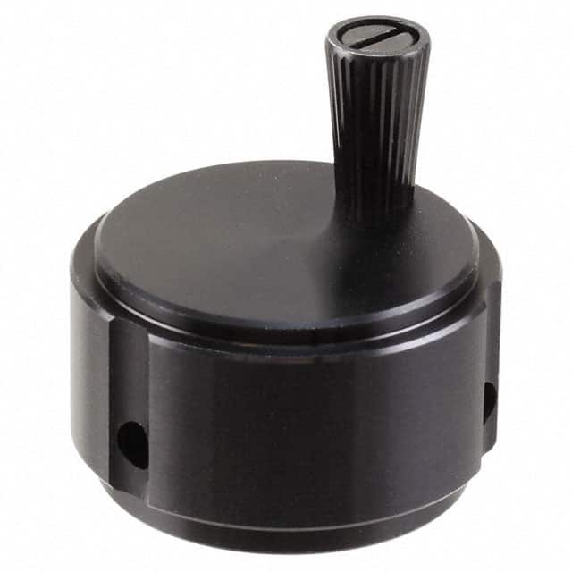 K1255BS1/4 KNOB FLUTED 0.250" METAL