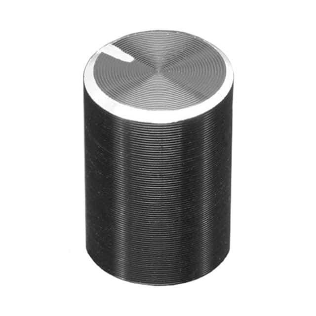2057 KNOB KNURLED, STRAIGHT METAL