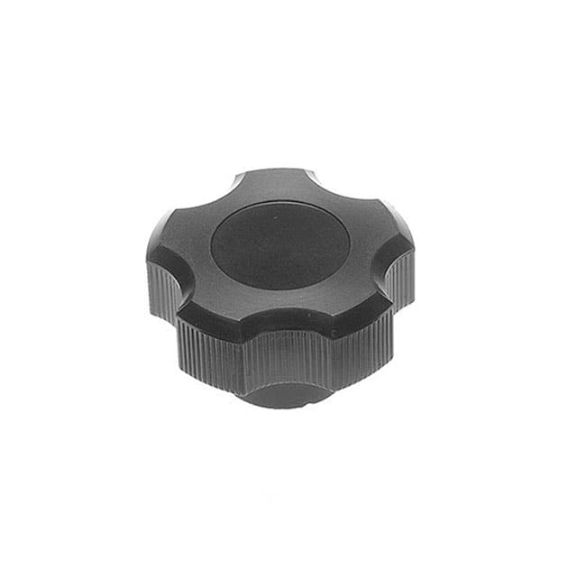 D515 KNURLED FIVE-LOBED KNOB, PLASTIC