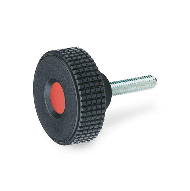 534-2.36-3/8X16-1.00-SW-DRT DIAMOND CUT KNURLED KNOBS