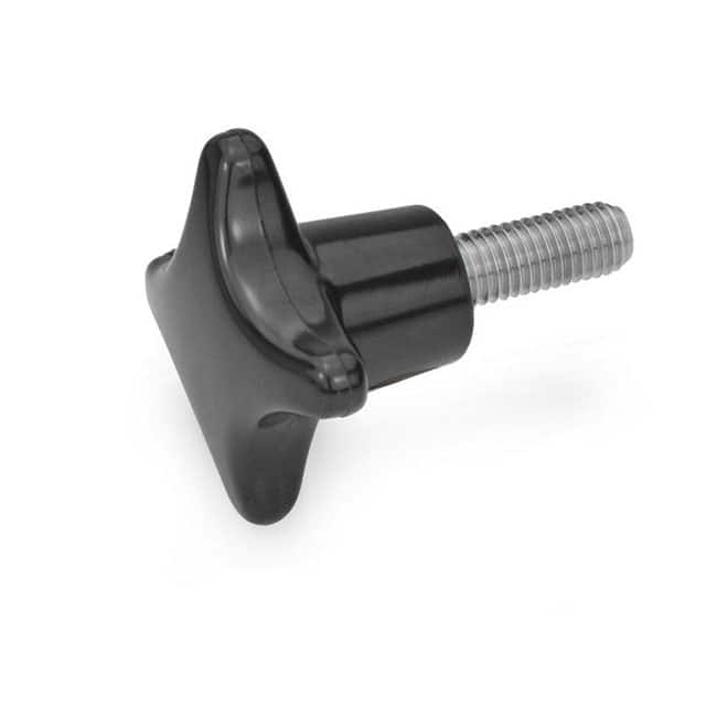 6335.5-SK-50-M10-55 PLASTIC HAND KNOB, THREADED STUD
